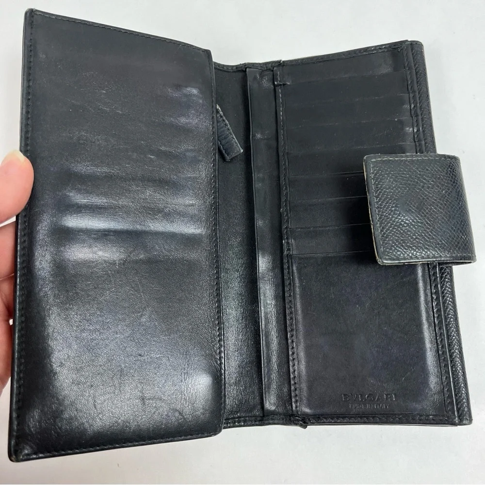 BVLGARI Wallet B-Zero 1 Leather Long Bifold Continental